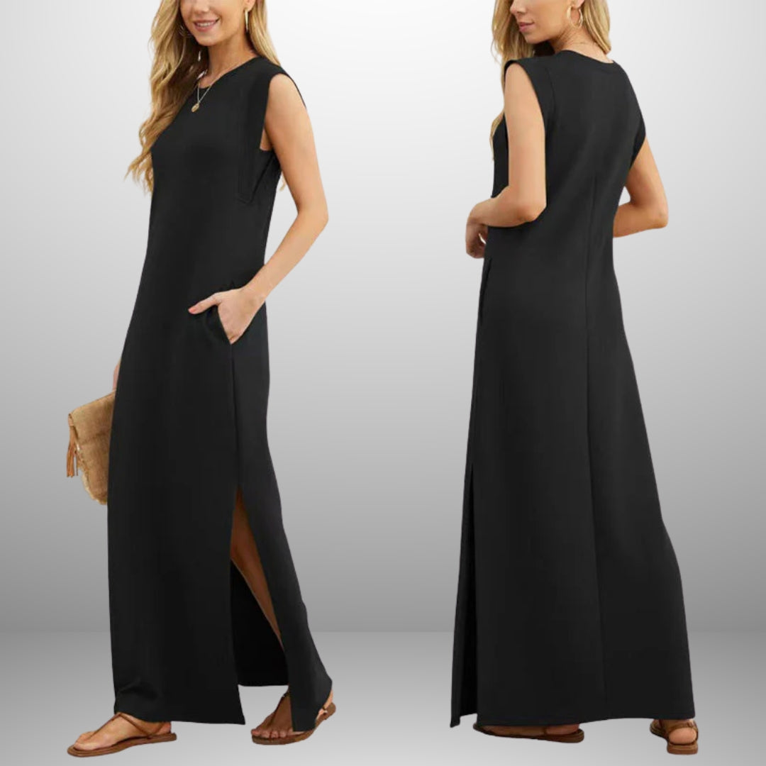 Emma | Long Flowing Wrinkle-Free Dress
