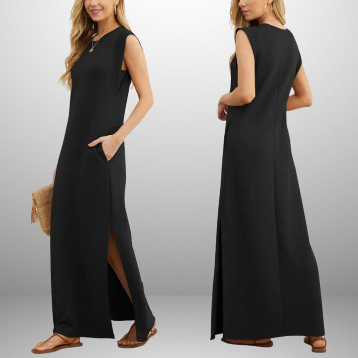 Emma | Long Flowing Wrinkle-Free Dress
